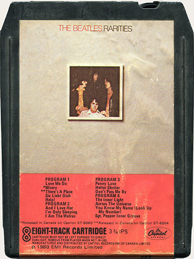 Rarities Canadian Cassette and USA 8 track