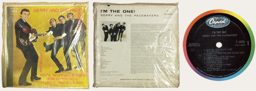 Gerry And The pacemakers I'm The One Canadian LP