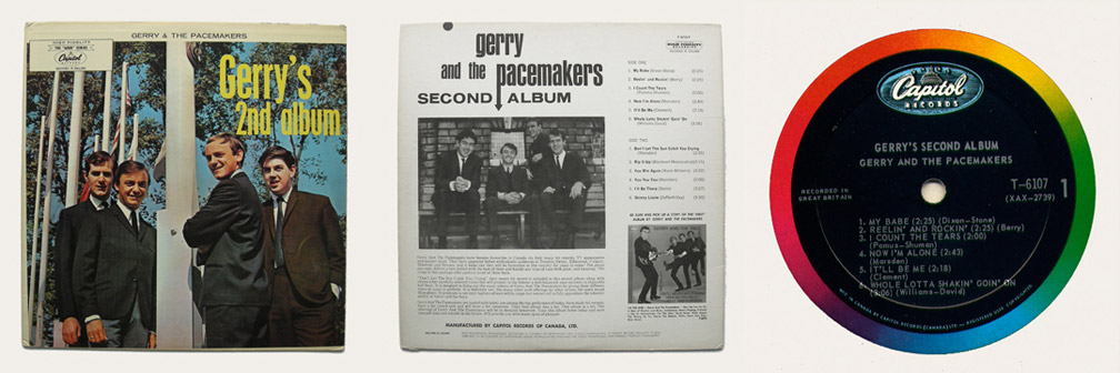 Gerry And The PAcemakers second Album Canadian LP