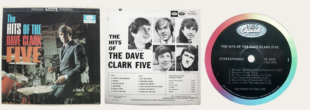 Hits Of The Dave Clark Five Canadian LP