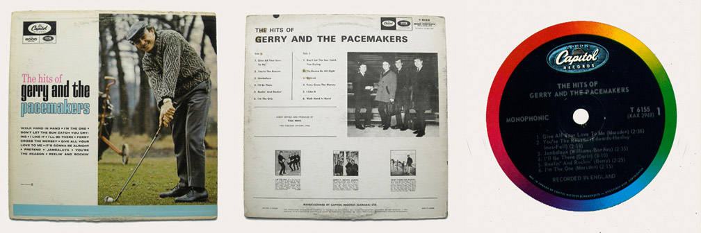 Hits Of Gerry And The Pacemakers Canadian LP