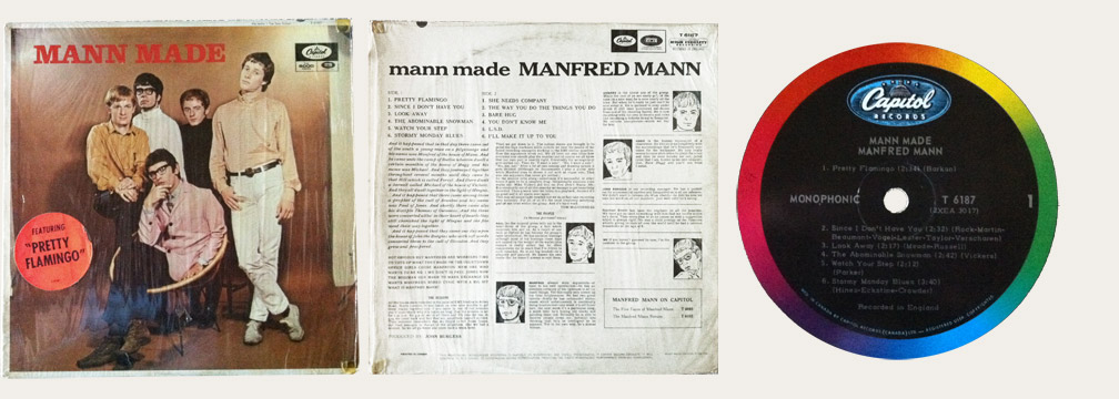 Manfred Mann Made Canadian LP