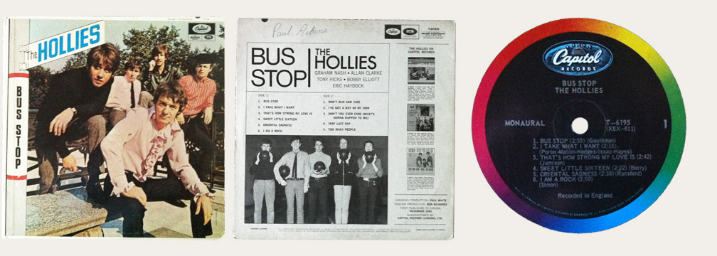 Hollies Bus Stop Canadian LP