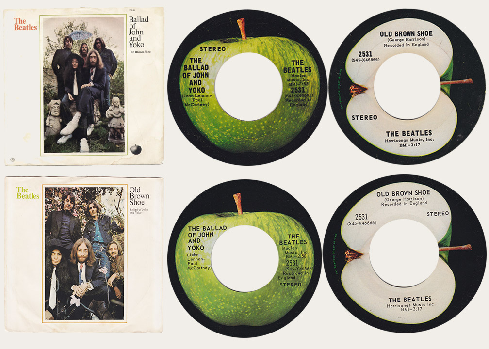 Ballad Of John And Yoko Canadian Apple 45
