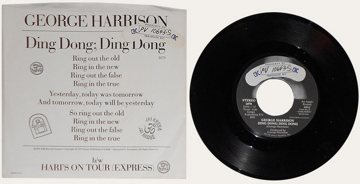 Ding Dong Promo Canadian Apple 45