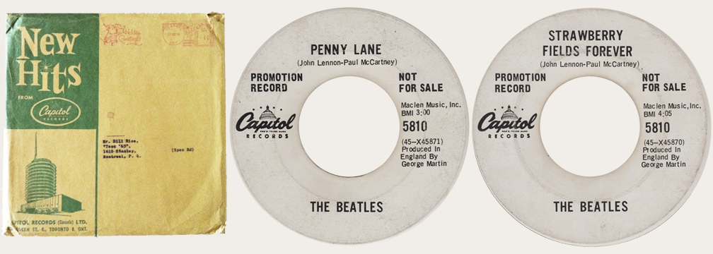 penny lane promo 45 rpm