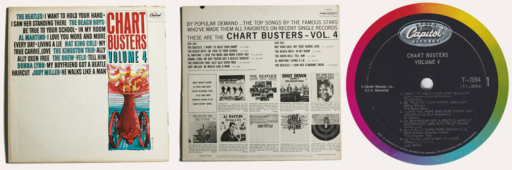 Chartbusters vol.4 Canadian LP