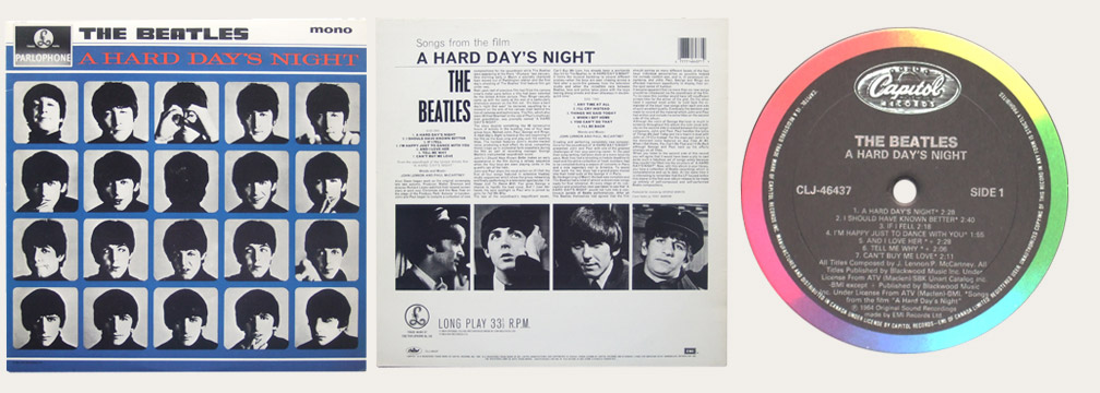  A Hard Day's Night CLJ Canadian LP