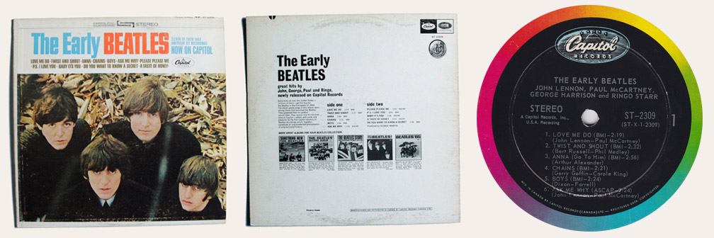 Early Beatles Canadian LP