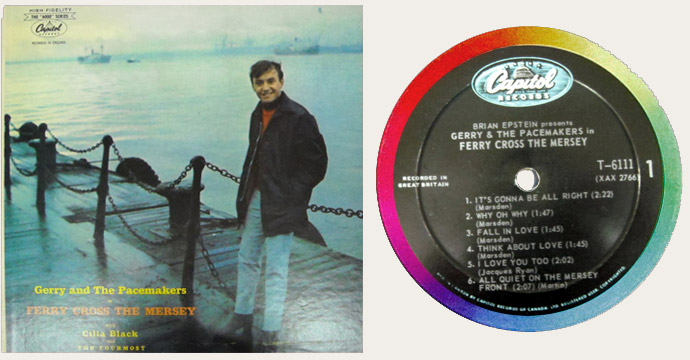 Gerry And The Pacemakers Ferry Cross The Mersey Canadian LP