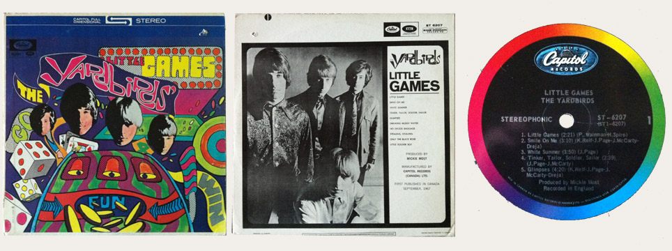 Yardbirds Little Games Canadian LP