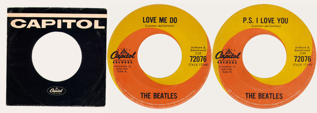 Love Me Do Canadian 45