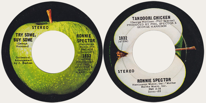 Ronnie Spector Try Some Buy Some Canadian Apple 45