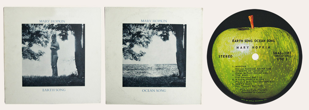 Mary Hopkin Earth Songs Ocean Song Canadian LP