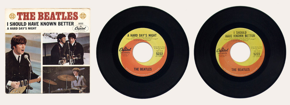 A Hard Day's Night Canadian 45