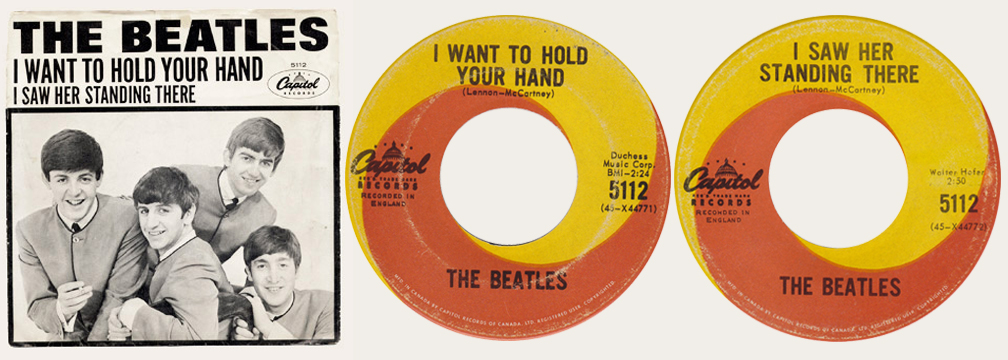 I Want To Hold Your Hand Canadian 45