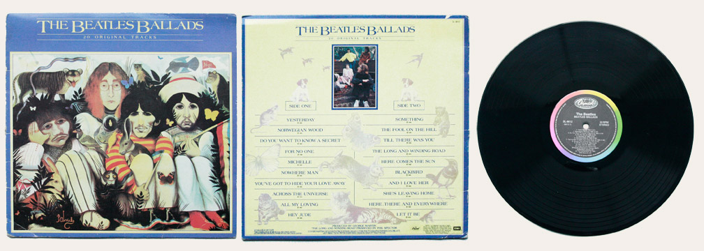 Beatles Ballads Canadian LP