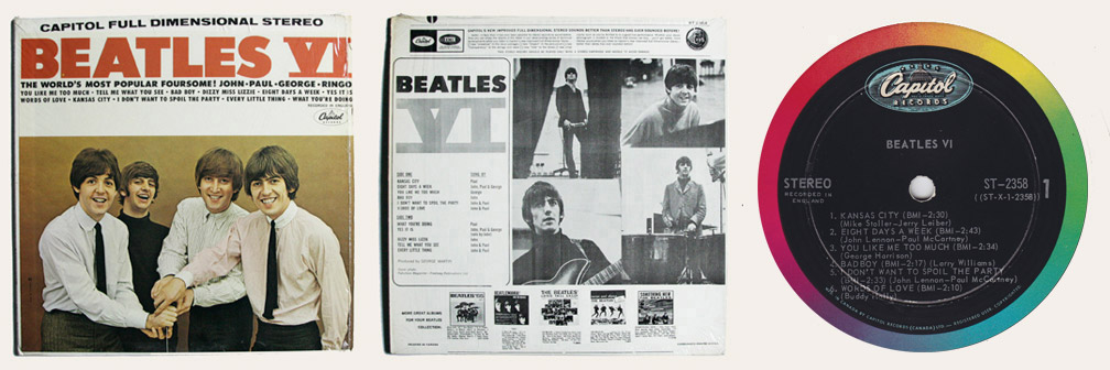 Beatles VI Canadian LP