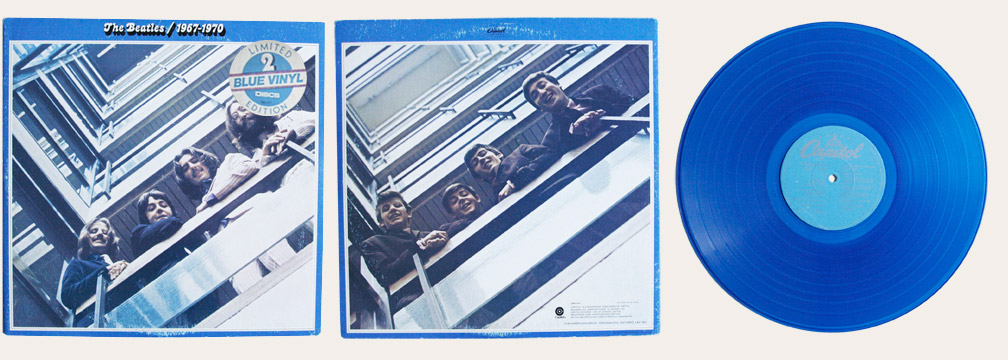 Blue Album Blue Vinyl Canadian LP