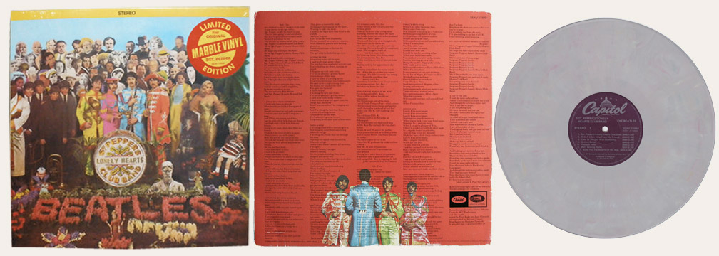 Sgt Pepper's Marbled Vinyl Canadian LP