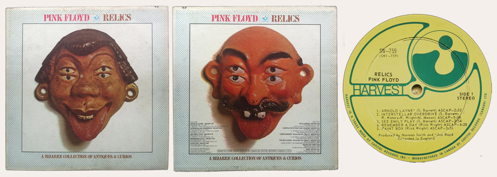 Pink Floyd Relics Canadian LP